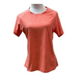 Greg Norman Orange  Preppy Golf Activewear Short Sleeve Top Size‎ M